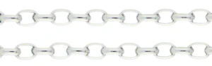 Oval Rolo chain, silver AG 925 – SKROH90/50