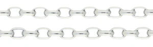 Oval Rolo chain, silver AG 925 – SKROH90/45.