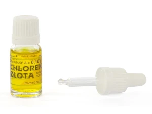 Ciecz probiercza chlorek złota do badania złota próby 585 0,18g AU