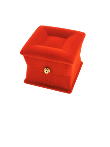 Flocked jewelry box case