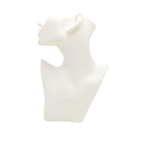 Popiersie białe sylwetka – ekspozytor na naszyjniki i kolczyki