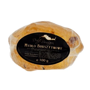 Mydełko bursztynowe bryłka bursztynu 100g