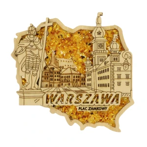 Magnes wypalany Warszawa Plac Zamkowy
