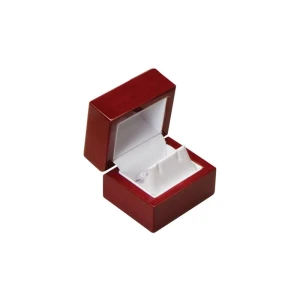 Pudełko na kolczyki i wisiorek z drzewa różanego WE3