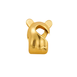 Zapięcie do broszek złote AU małe