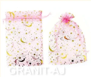 Pink-gold jewelry pouch 16x10.5 cm
